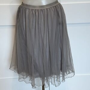 Joh. Gray Tulle Layered Skirt Ethereal Romantic Fairycore Balletcore Medium
